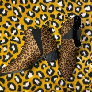 Brand new cheetah booties